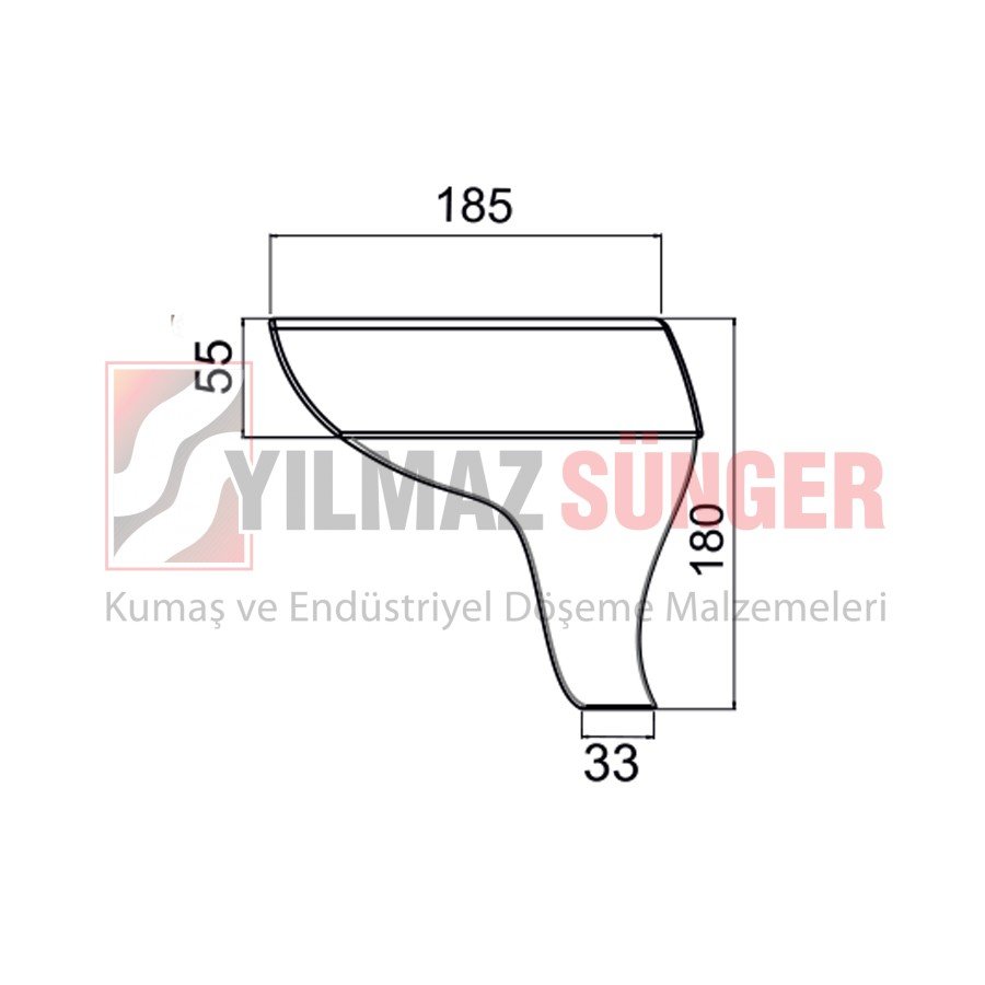 Country ABD walnut 200 cm