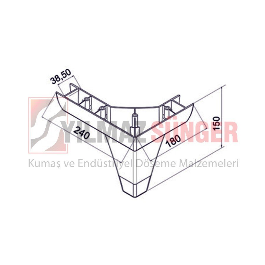 Ladin HG white 24x18x15 cm